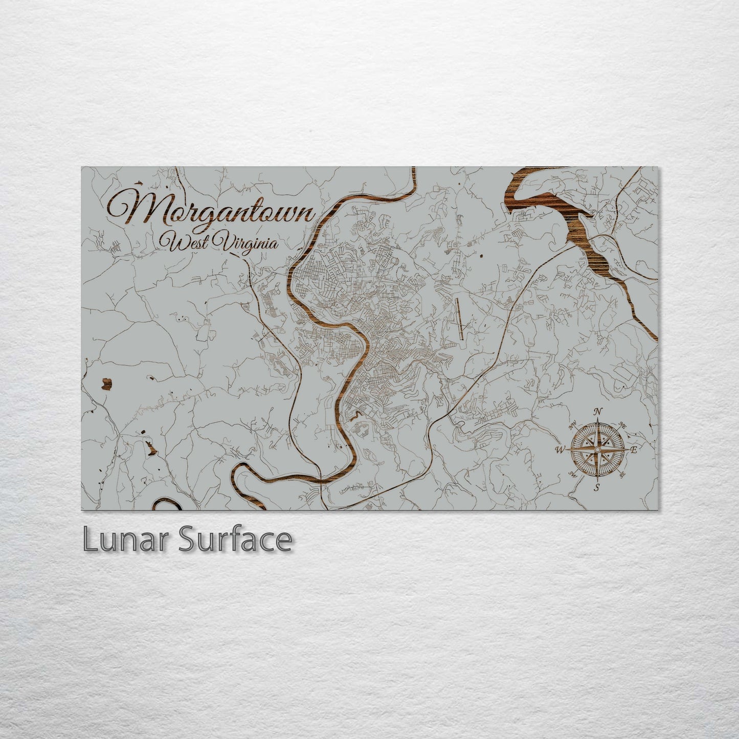 Morgantown, West Virginia Street Map