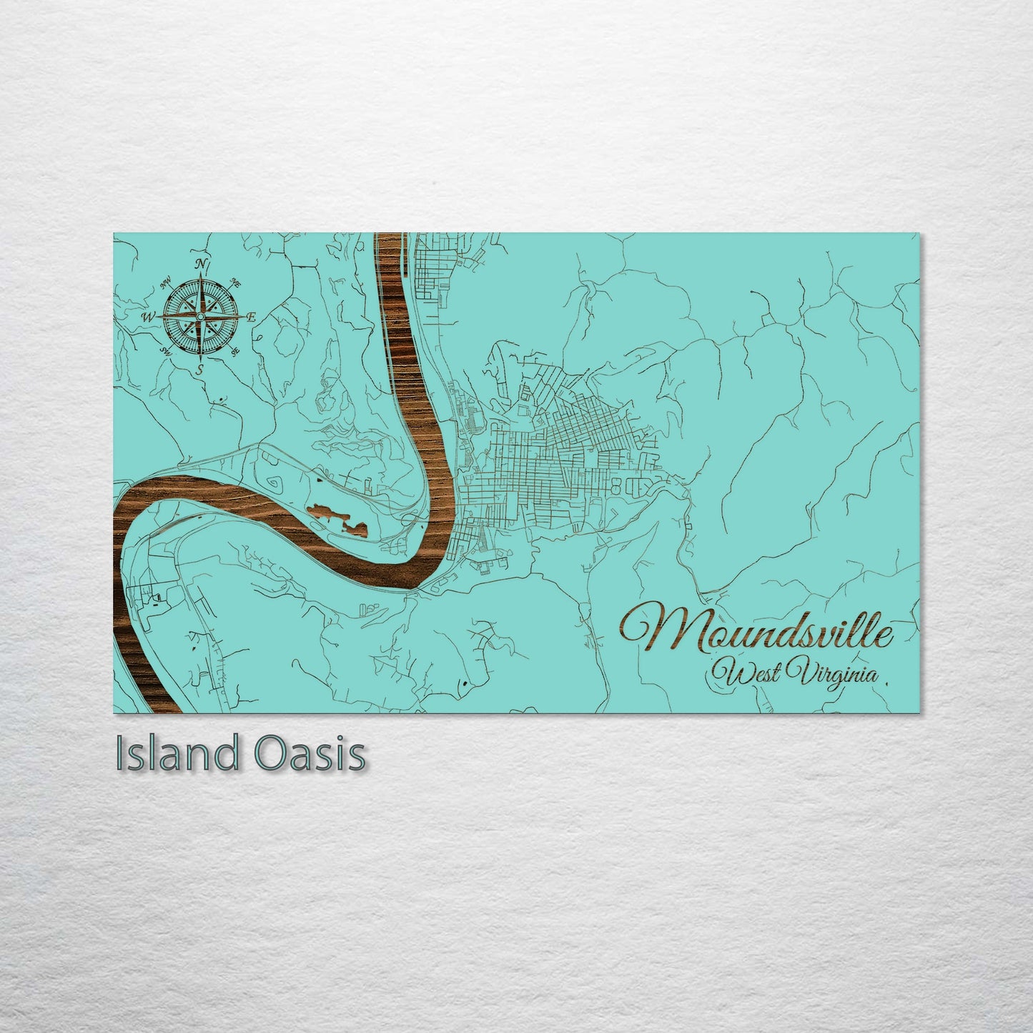 Moundsville, West Virginia Street Map