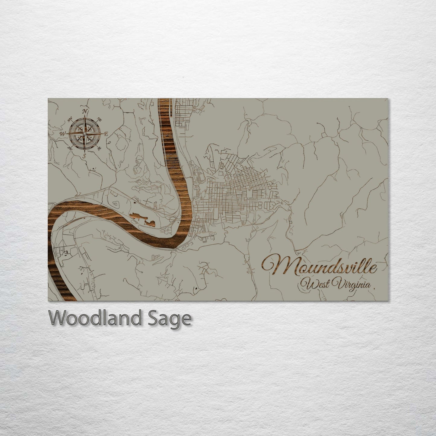 Moundsville, West Virginia Street Map