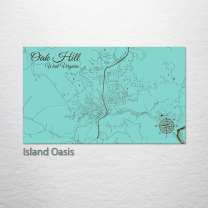 Oak Hill, West Virginia Street Map