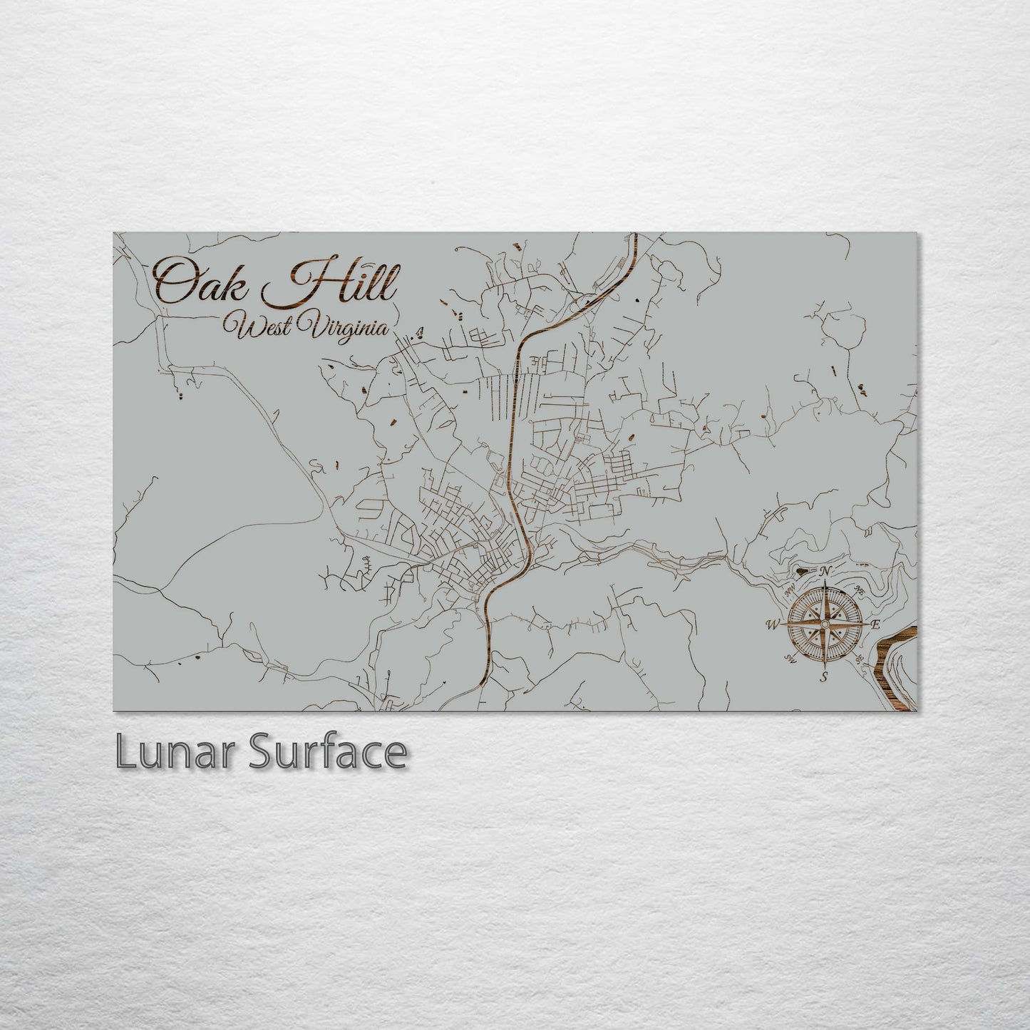 Oak Hill, West Virginia Street Map