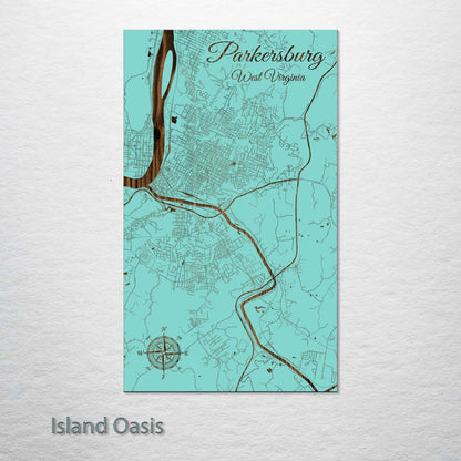 Parkersburg, West Virginia Street Map