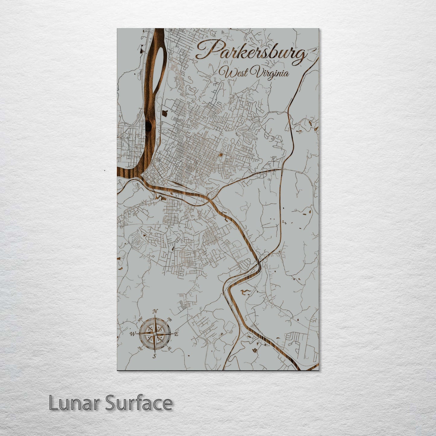 Parkersburg, West Virginia Street Map
