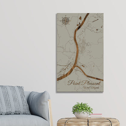 Point Pleasant, West Virginia Street Map