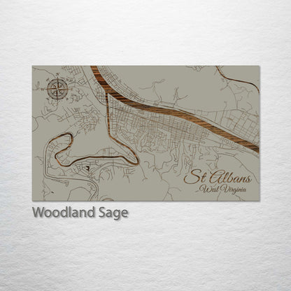 St. Albans, West Virginia Street Map