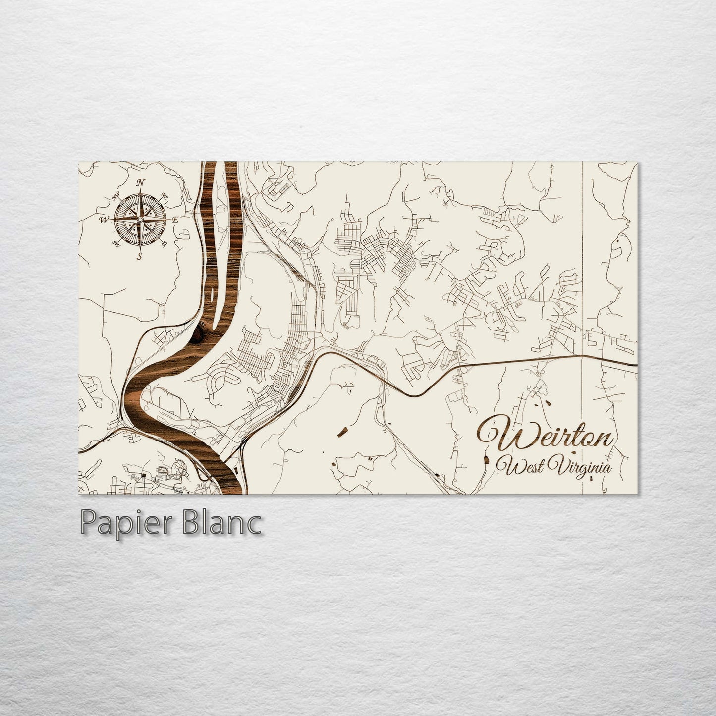 Weirton, West Virginia Street Map