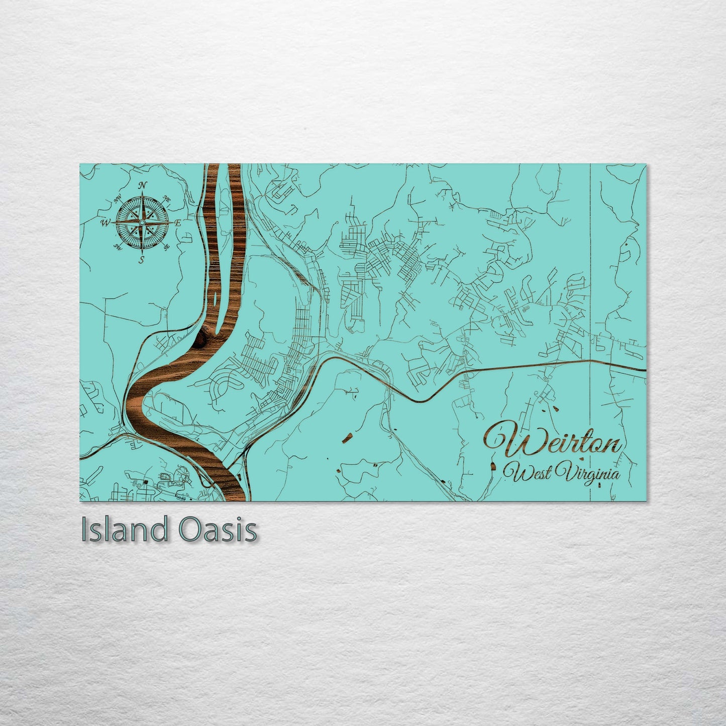 Weirton, West Virginia Street Map