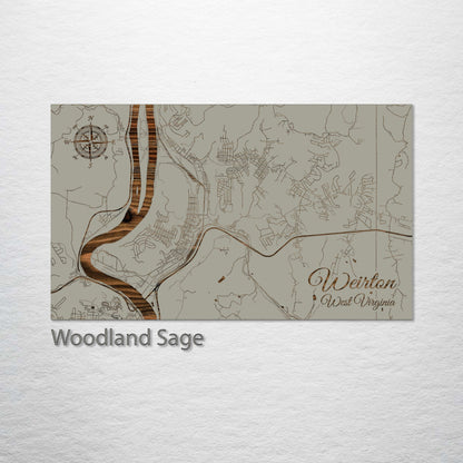 Weirton, West Virginia Street Map