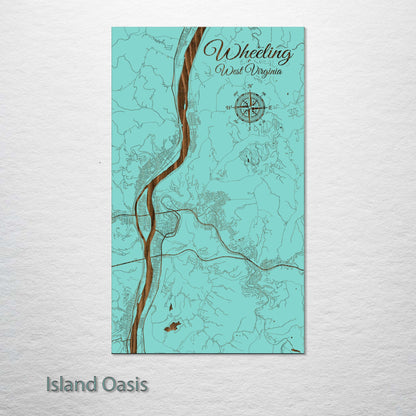 Wheeling, West Virginia Street Map