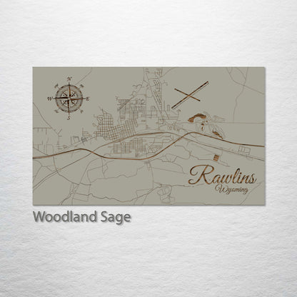 Rawlins, Wyoming Street Map