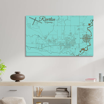 Riverton, Wyoming Street Map