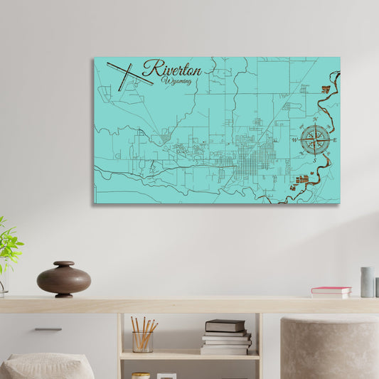 Riverton, Wyoming Street Map