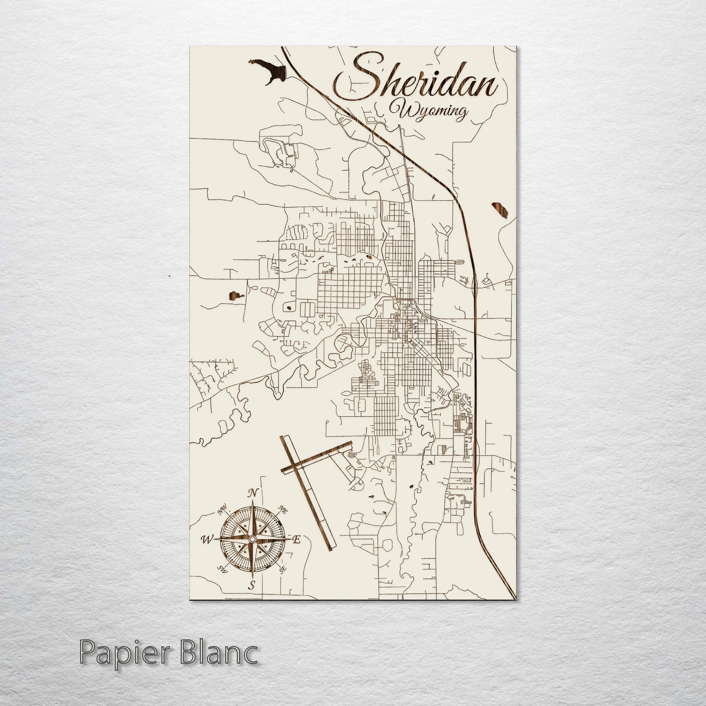 Sheridan, Wyoming Street Map