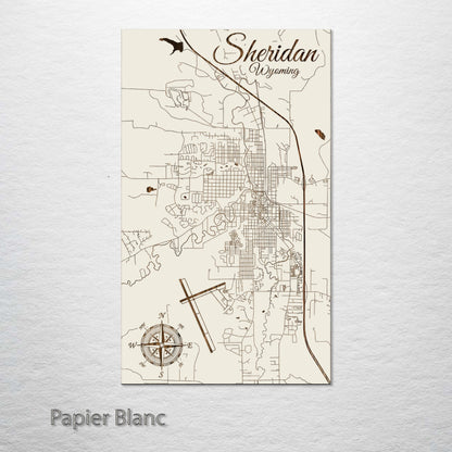 Sheridan, Wyoming Street Map
