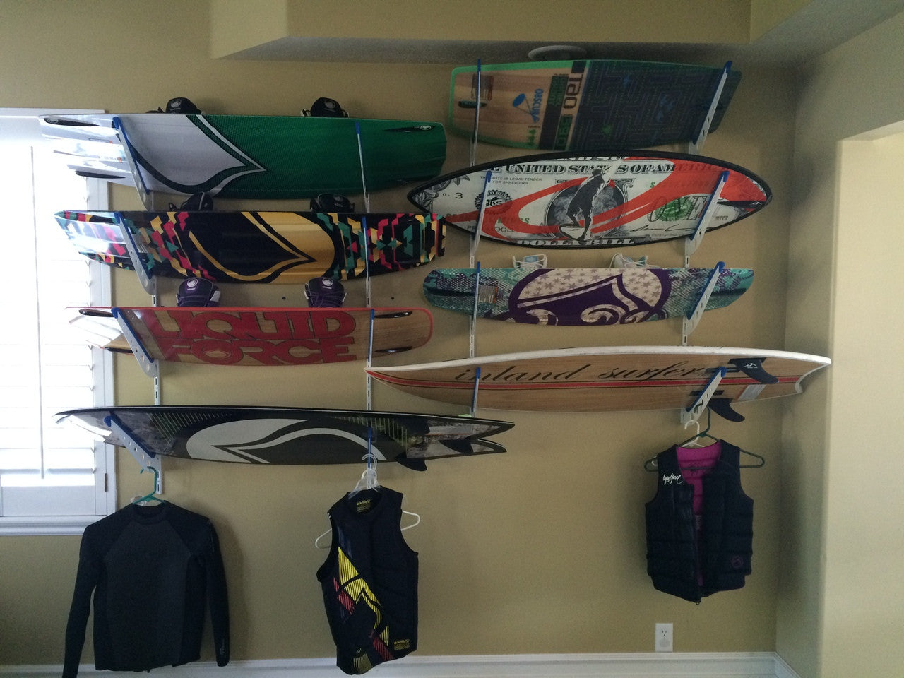 Carolina Wakesurf Storage | Adjustable XSR | 4 Levels | White