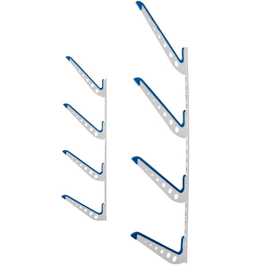 XSR Adjustable Wall Rack | Multi-Use | 4 Levels | White