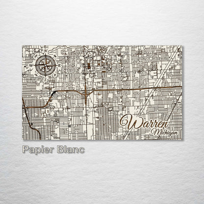 Warren, Michigan Street Map