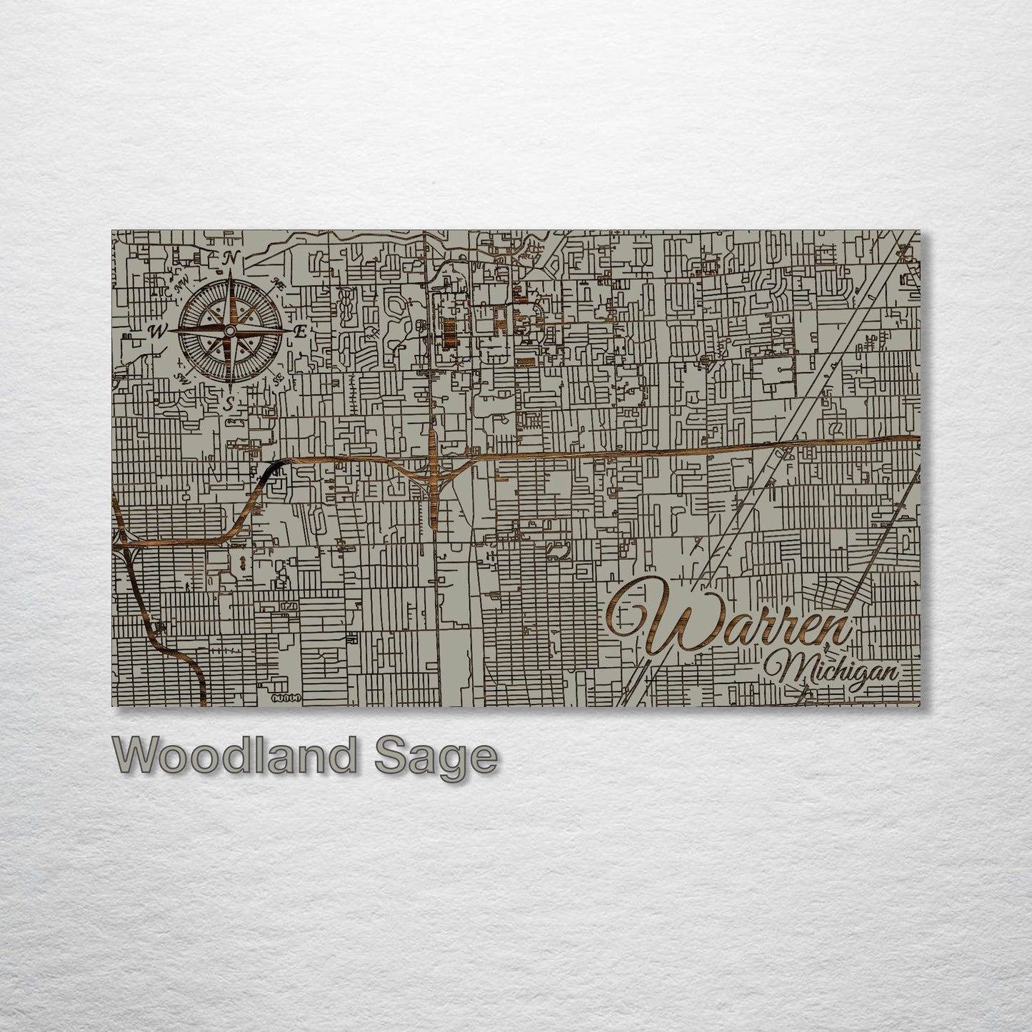 Warren, Michigan Street Map