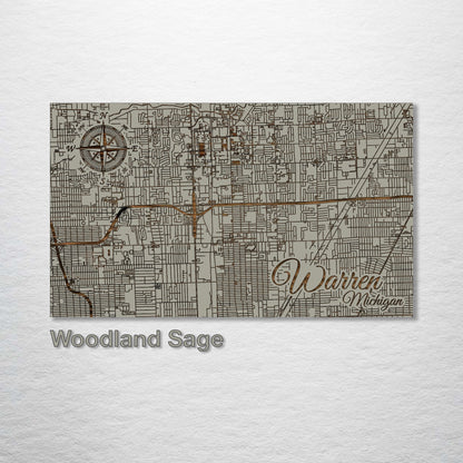 Warren, Michigan Street Map