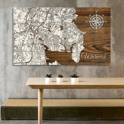 Warwick, Rhode Island Street Map