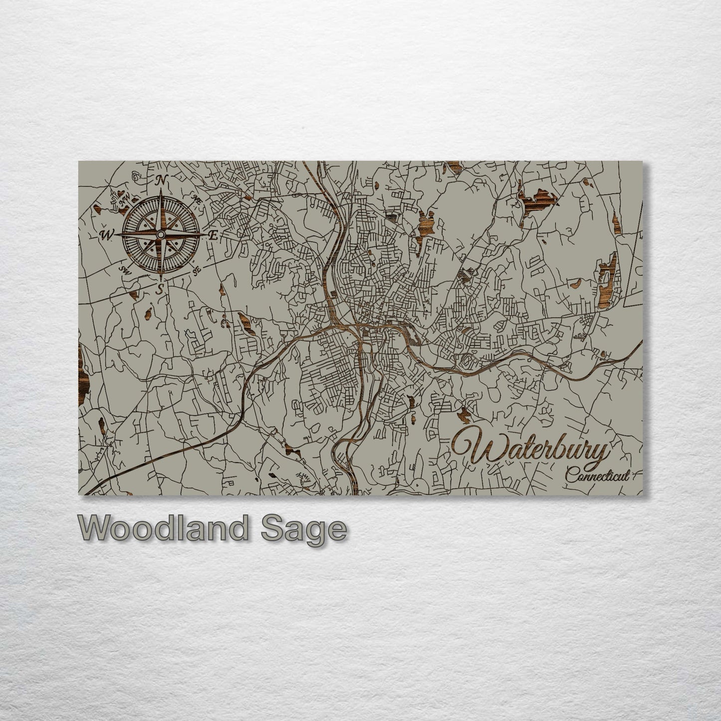 Waterbury, Connecticut Street Map