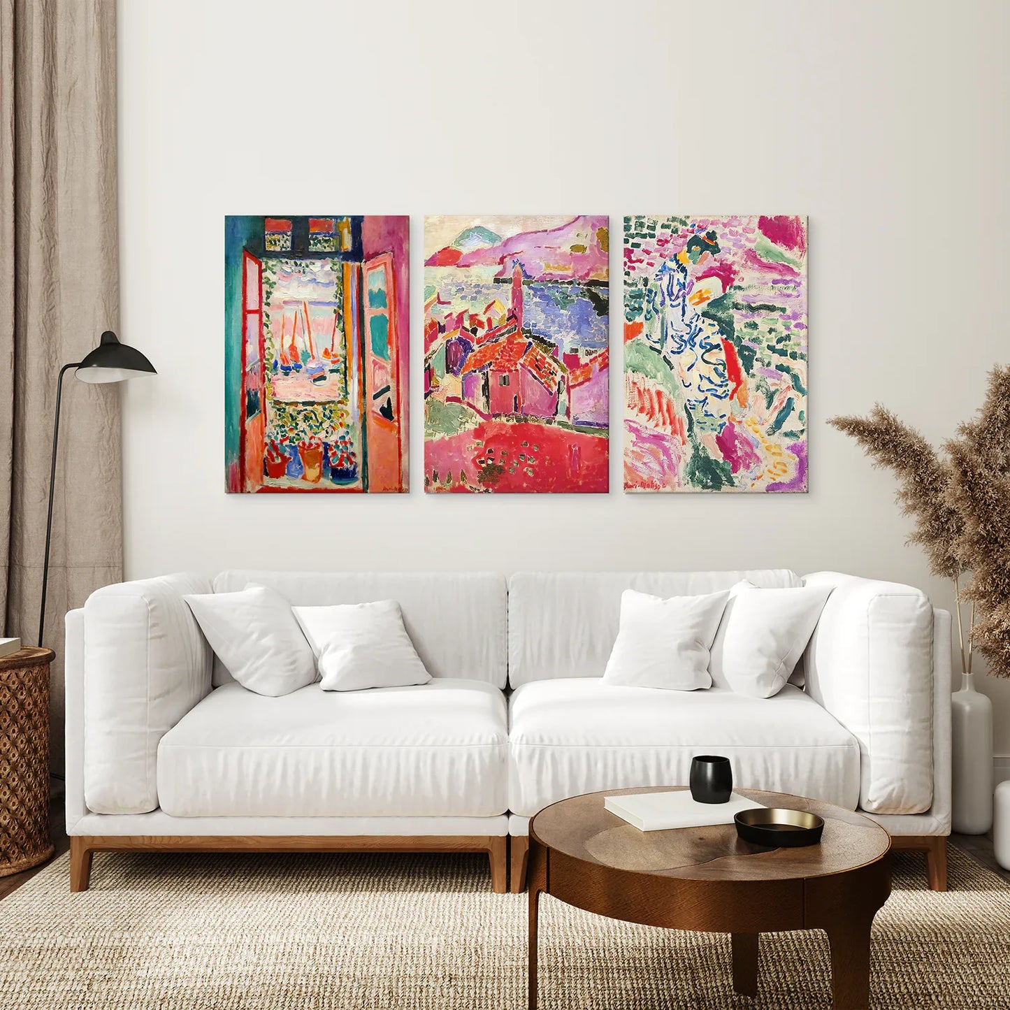 Set of 3 Henri Matisse Posters. Watercolor Landscape