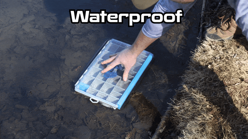 Reaction Tackle Ultra Elite Tackle Tray- Water Resistant with Single Clip Design - New