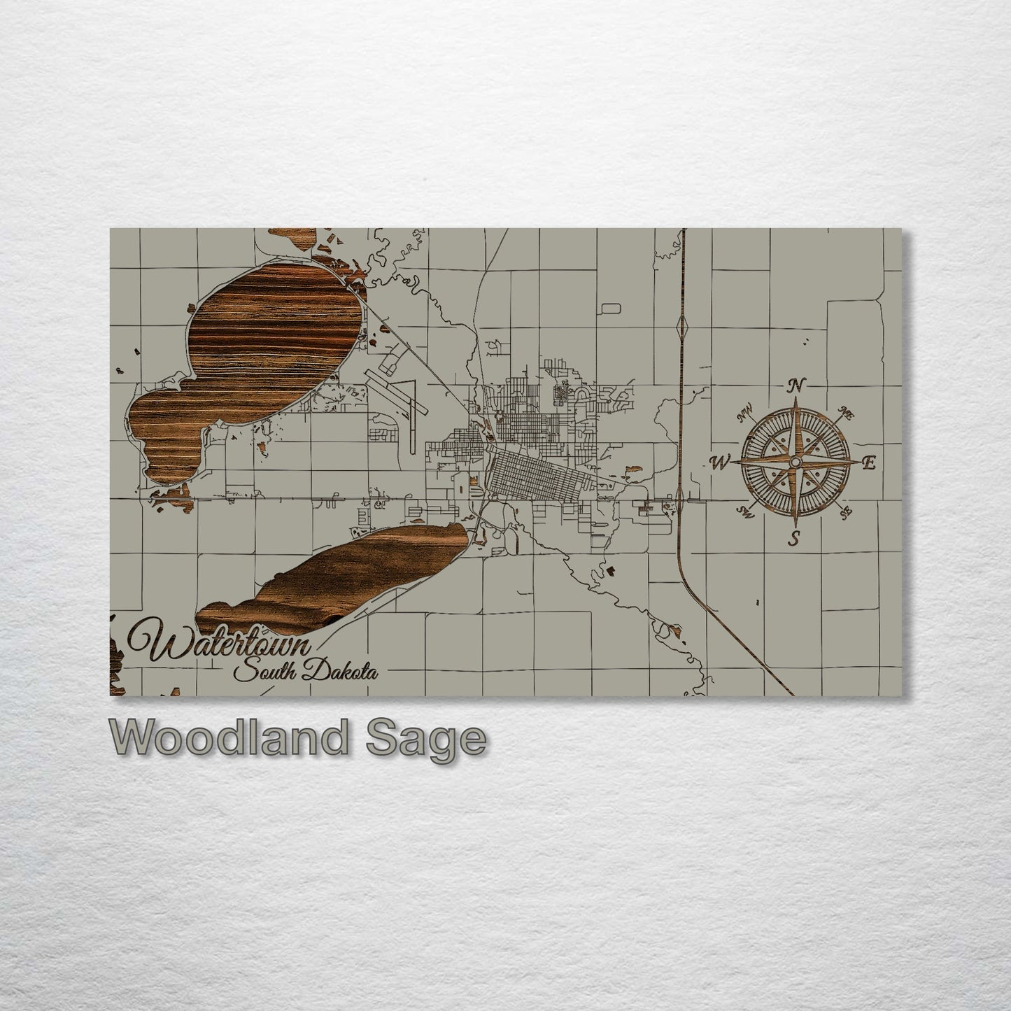 Watertown, South Dakota Street Map