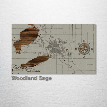 Watertown, South Dakota Street Map