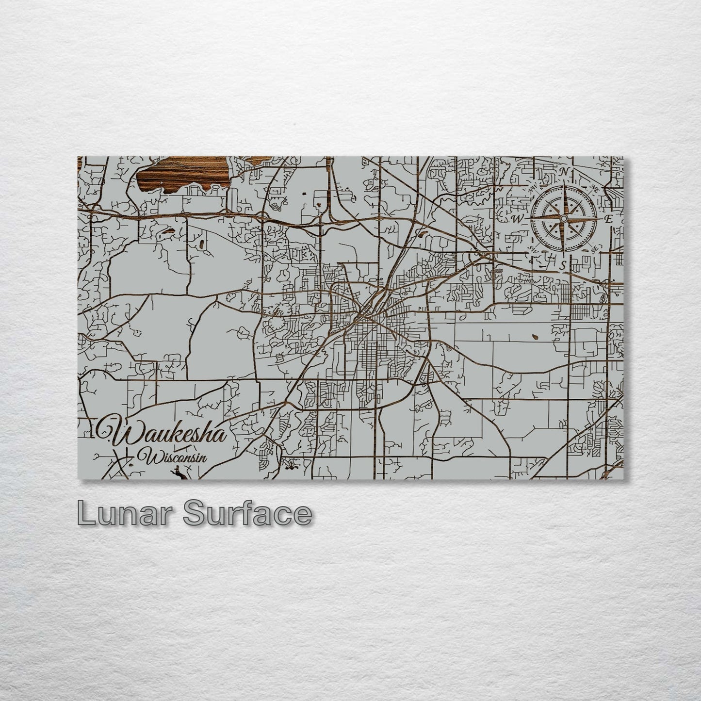 Waukesha, Wisconsin Street Map