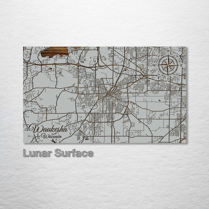 Waukesha, Wisconsin Street Map