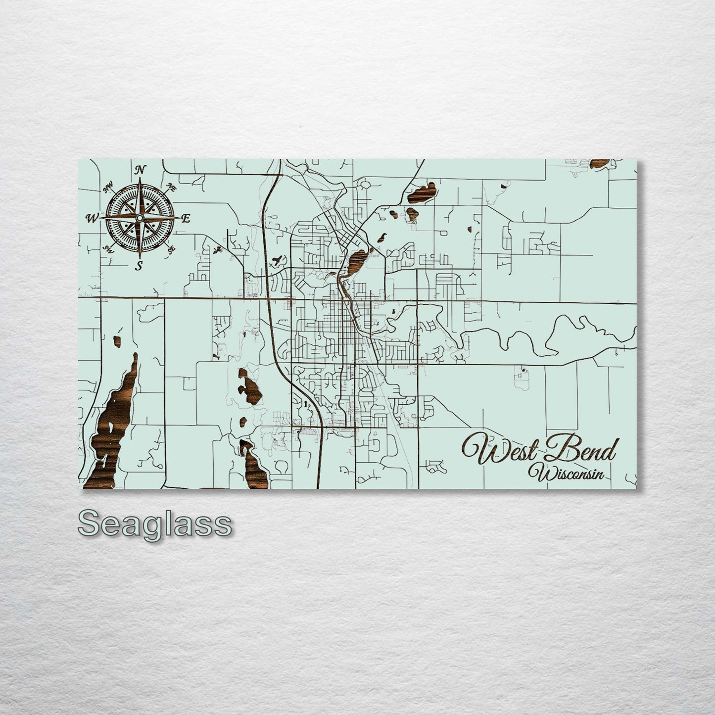 West Bend, Wisconsin Street Map