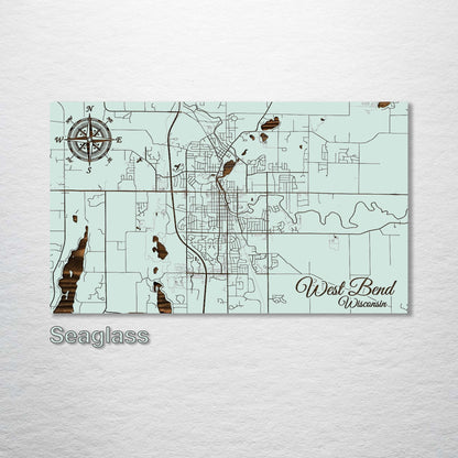 West Bend, Wisconsin Street Map