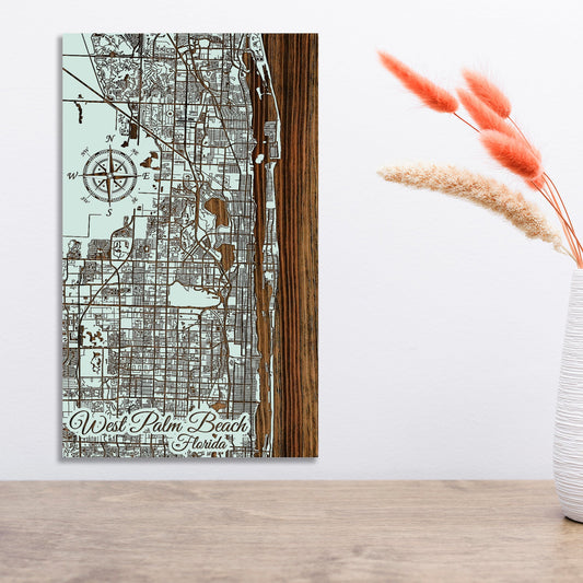 West Palm Beach, Florida Street Map