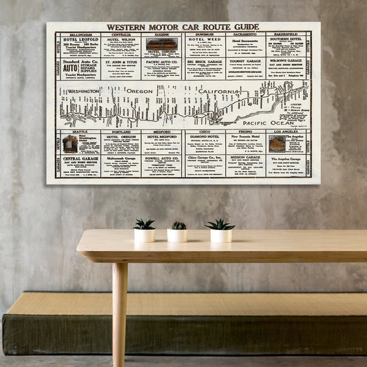 Western Motor Car Route Guide