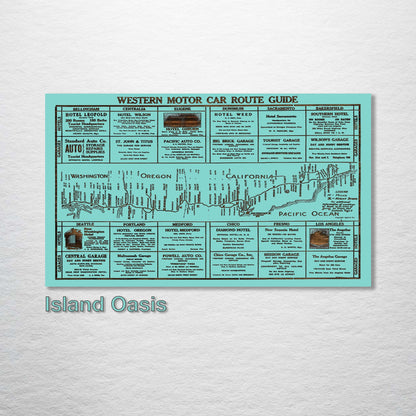 Western Motor Car Route Guide