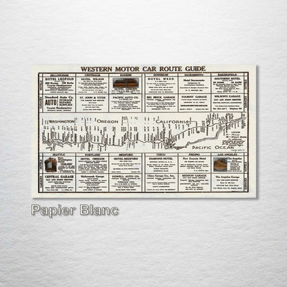 Western Motor Car Route Guide
