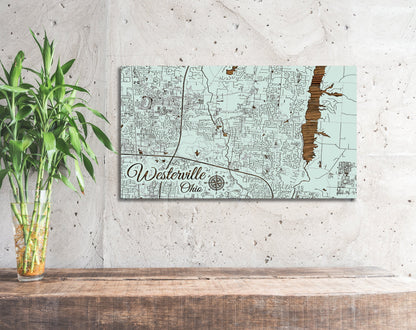 Westerville, Ohio Street Map