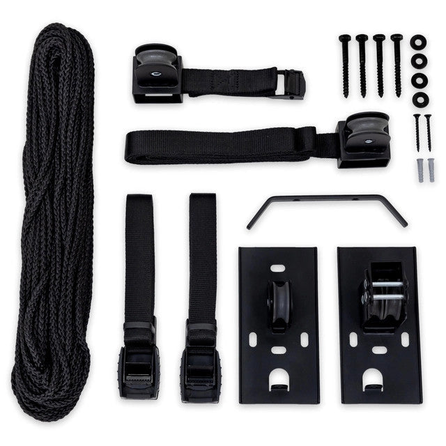 Essential Wheelbarrow Garage Ceiling Storage Hoist | Holds up to 150 lbs | 14' Lift