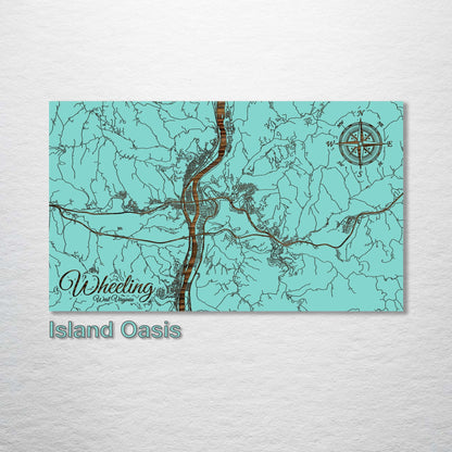 Wheeling, West Virginia Street Map