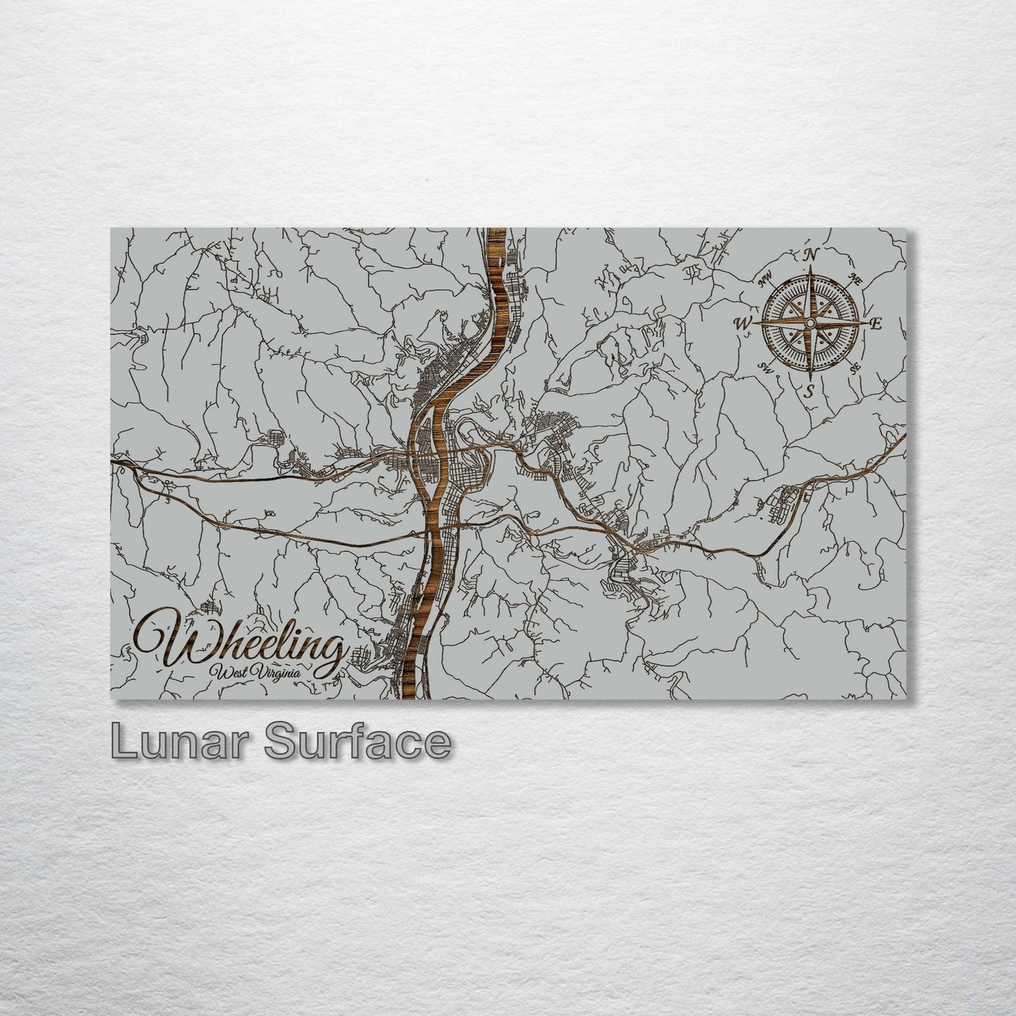 Wheeling, West Virginia Street Map