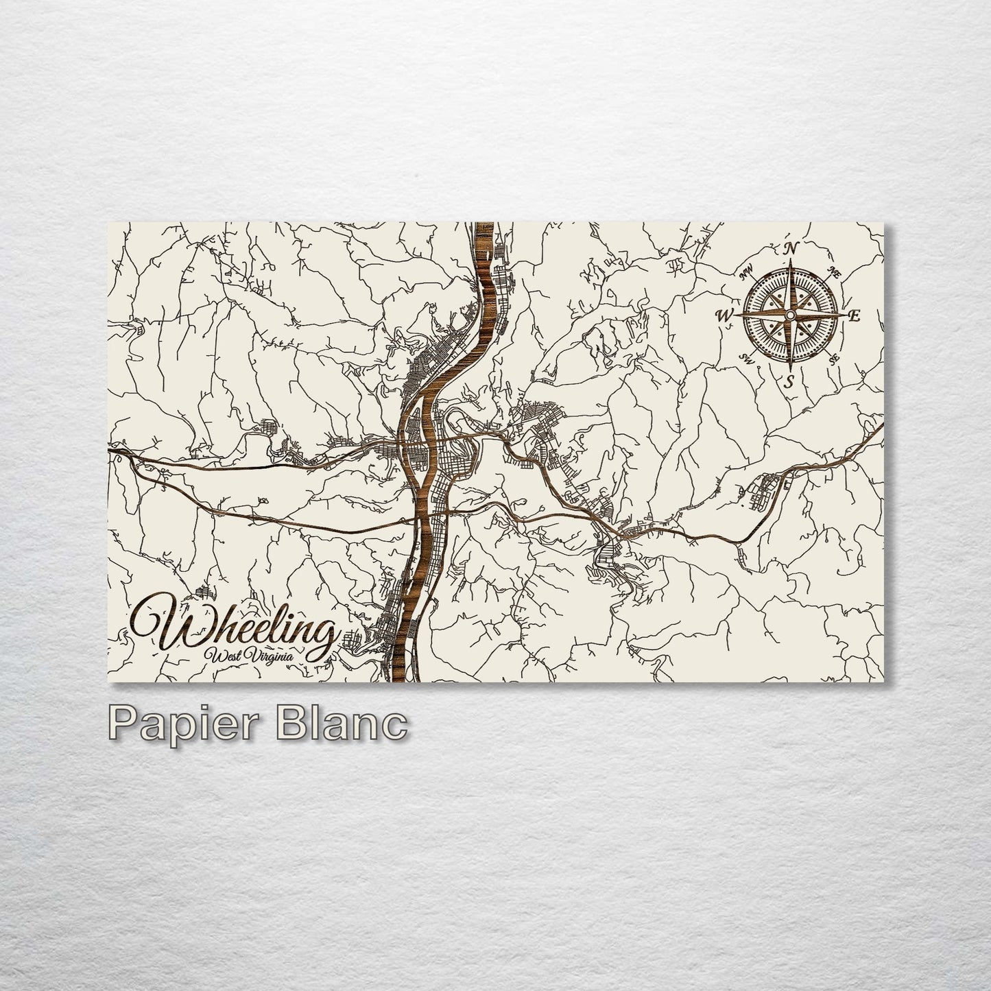 Wheeling, West Virginia Street Map