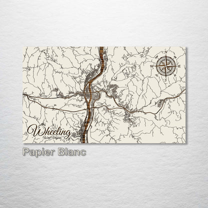 Wheeling, West Virginia Street Map