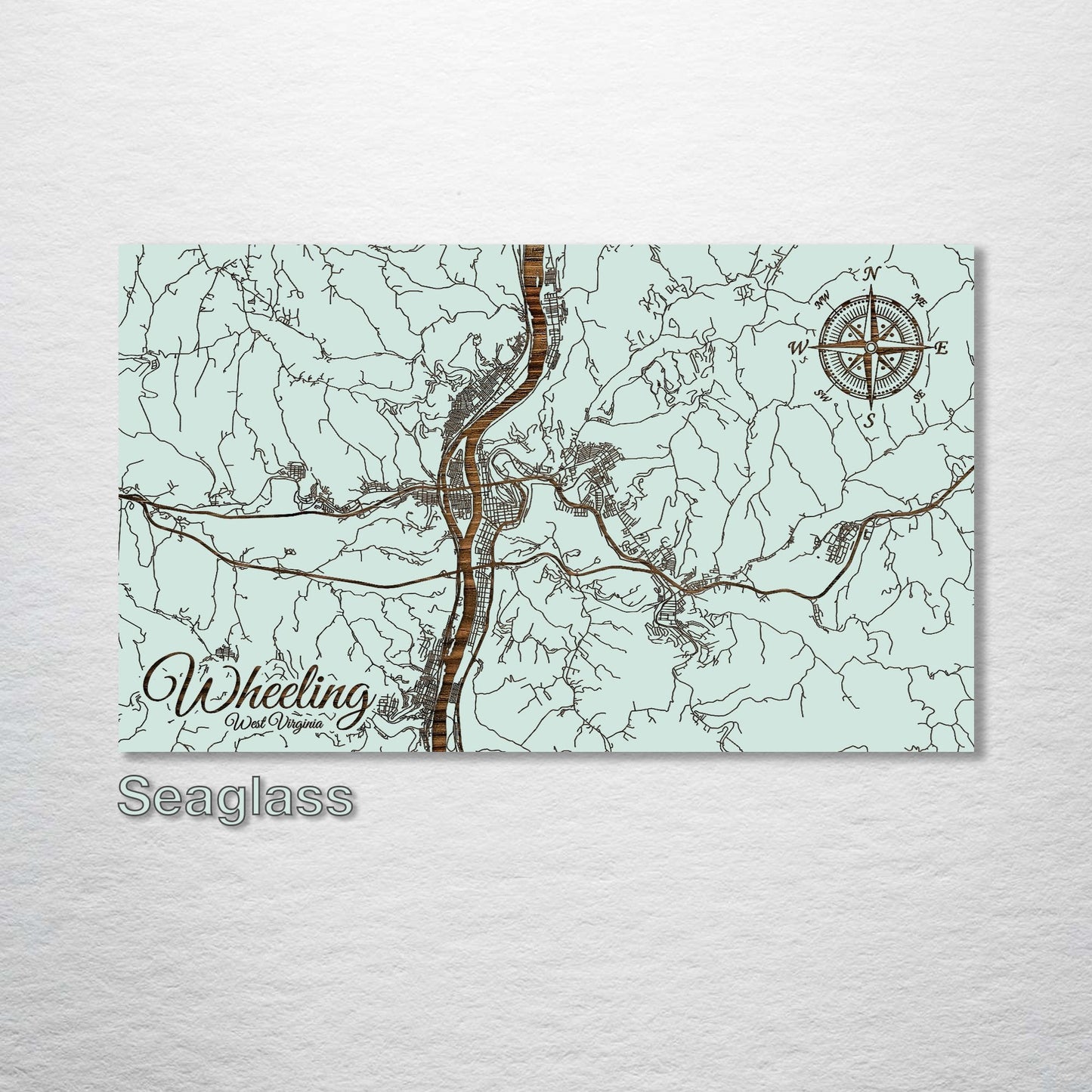 Wheeling, West Virginia Street Map