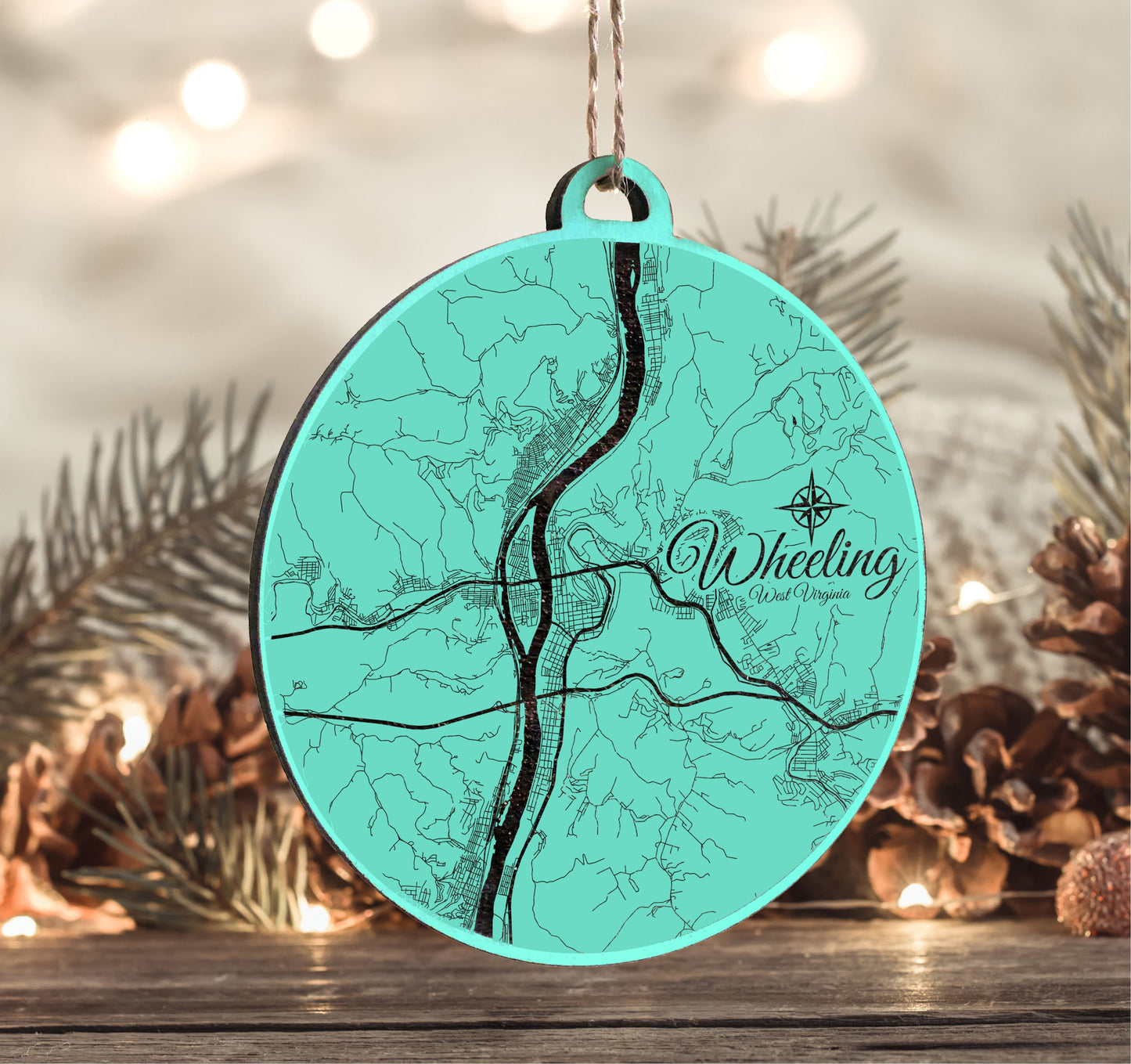 Wheeling, West Virginia Ornament