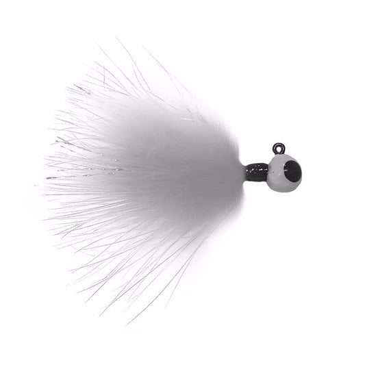 WHITE MARABOU TUNGSTEN JIG