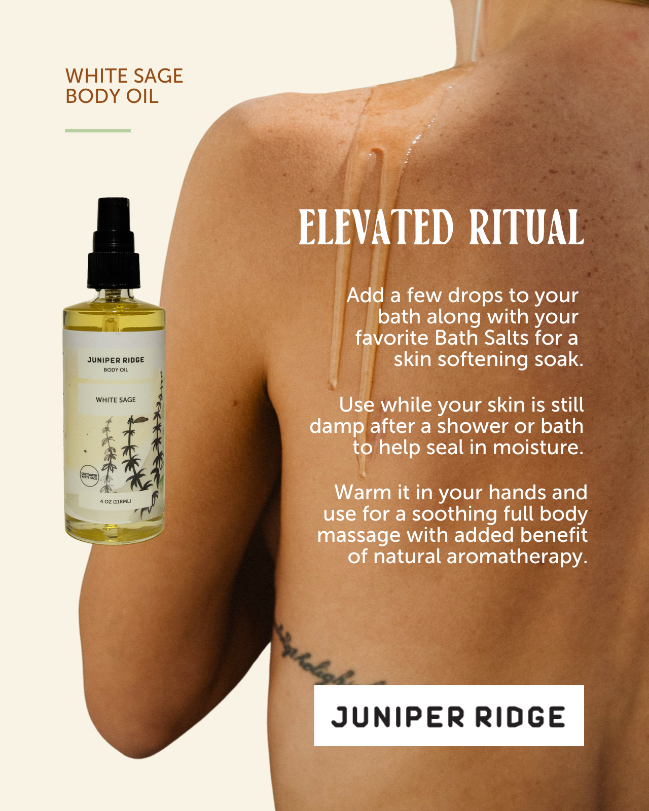 White Sage Body Oil