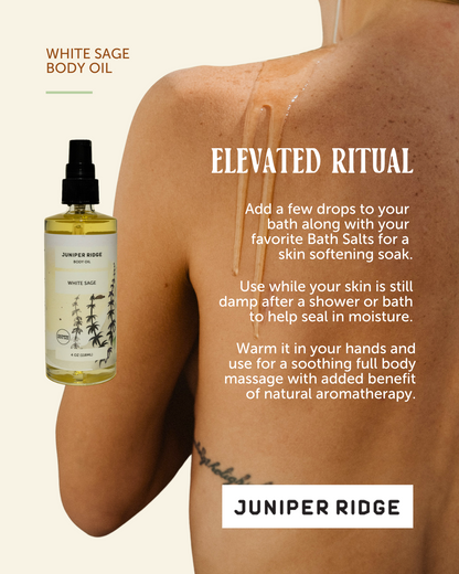White Sage Body Oil