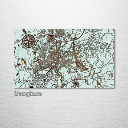 Worcester, Massachusetts Street Map