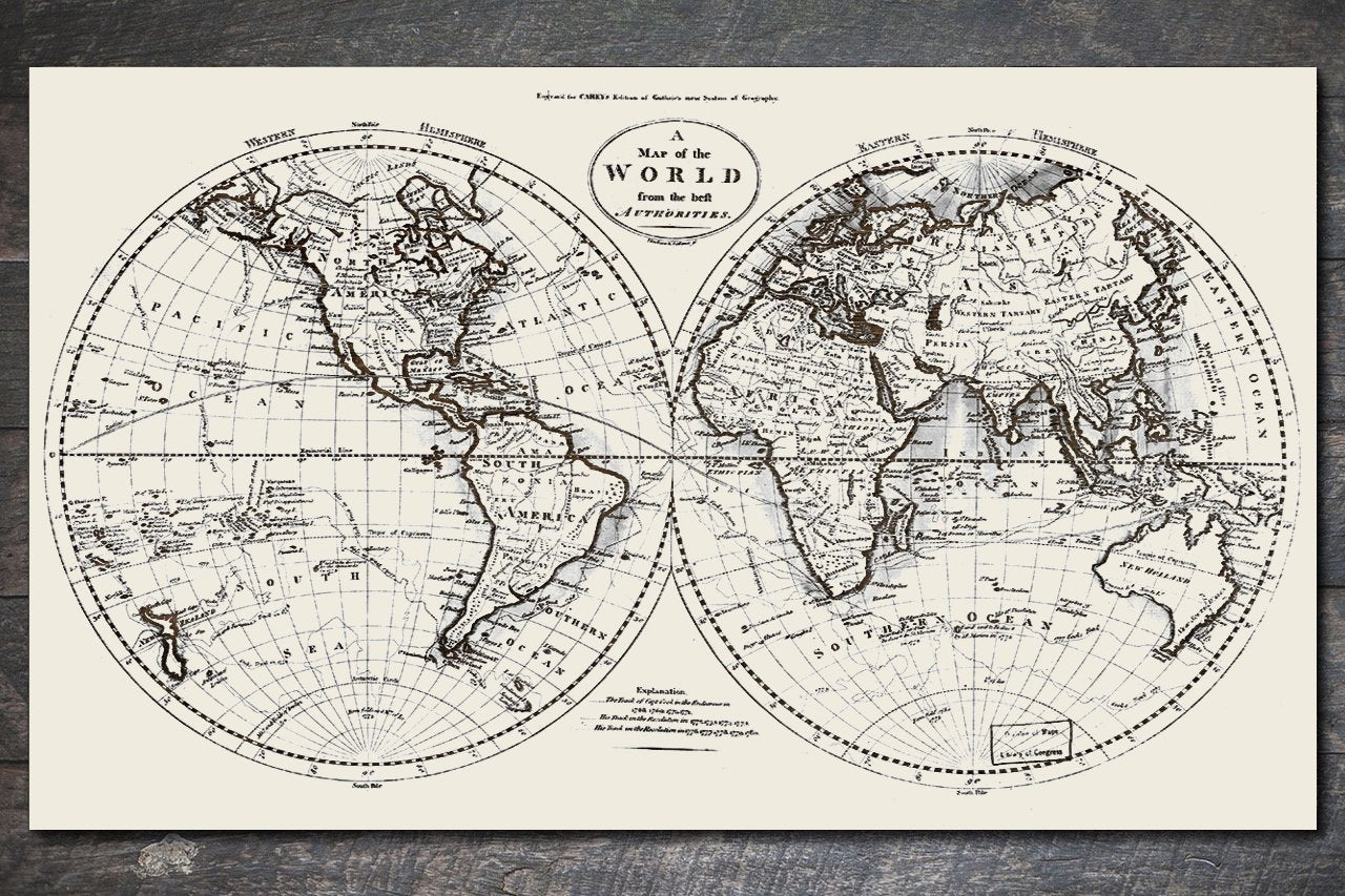 World Map 1795